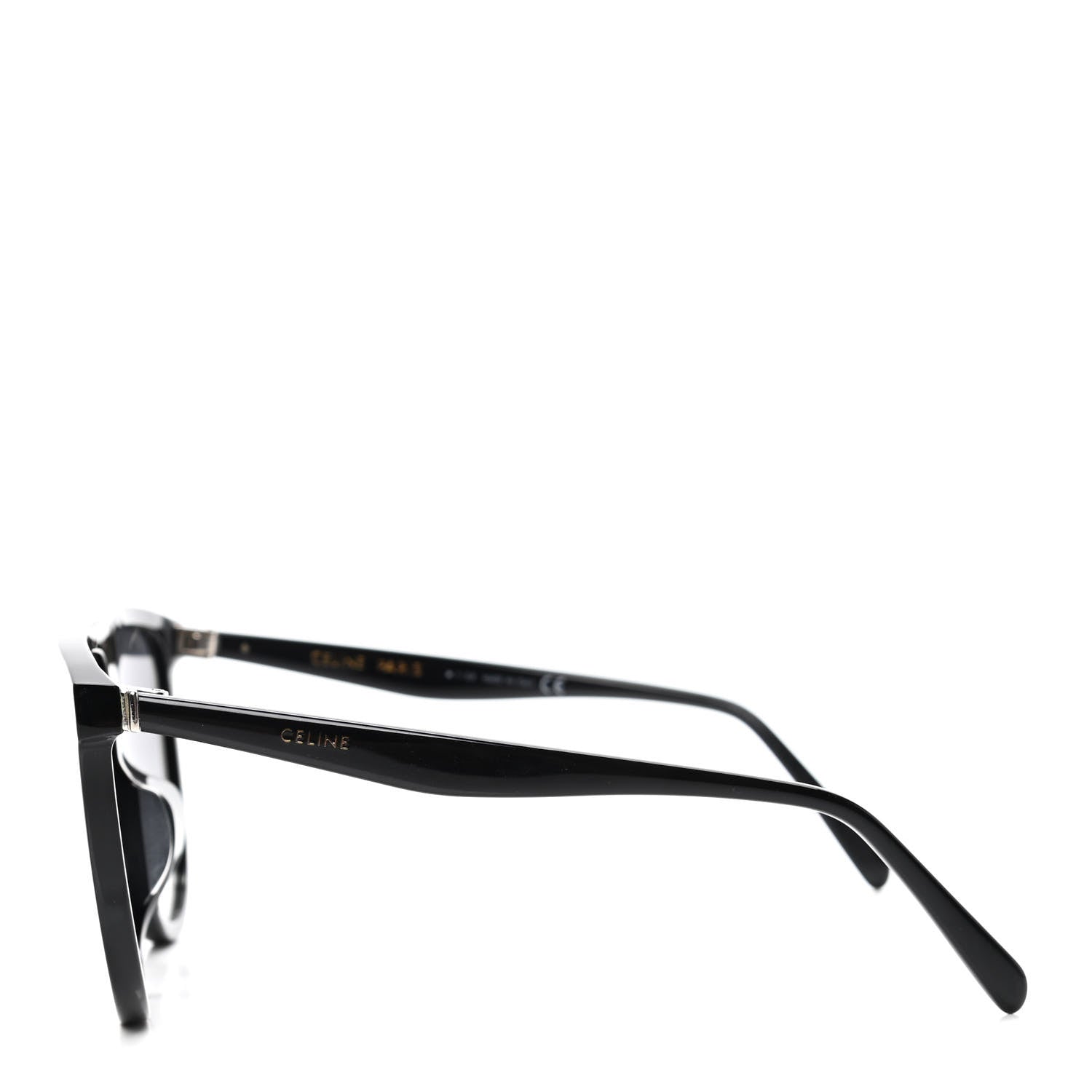 Celine Acetate Thin Shadow Sunglasses CL40006FN Black 3 of 5