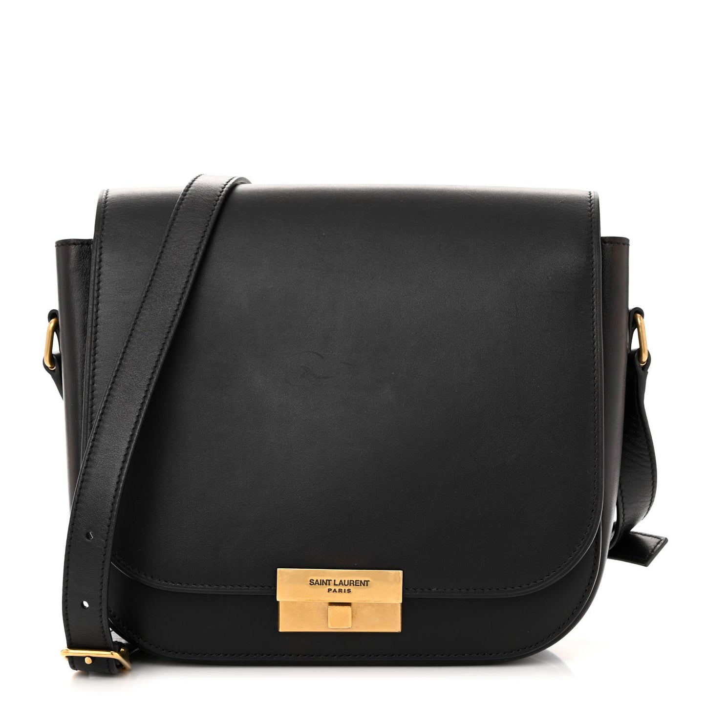 Calfskin Betty Messenger Black