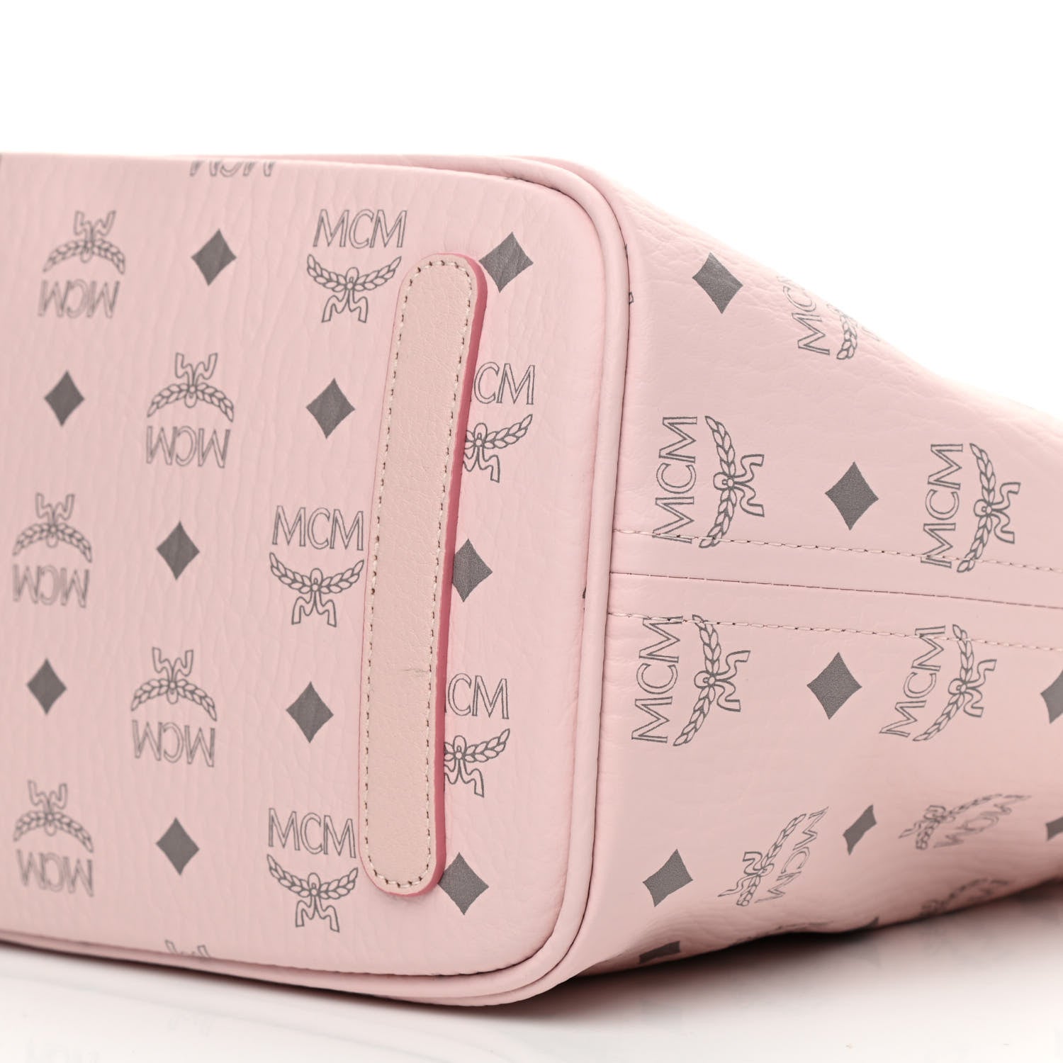 MCM Visetos Medium Liz Reversible Shopper Tote Powder Pink 11 of 11