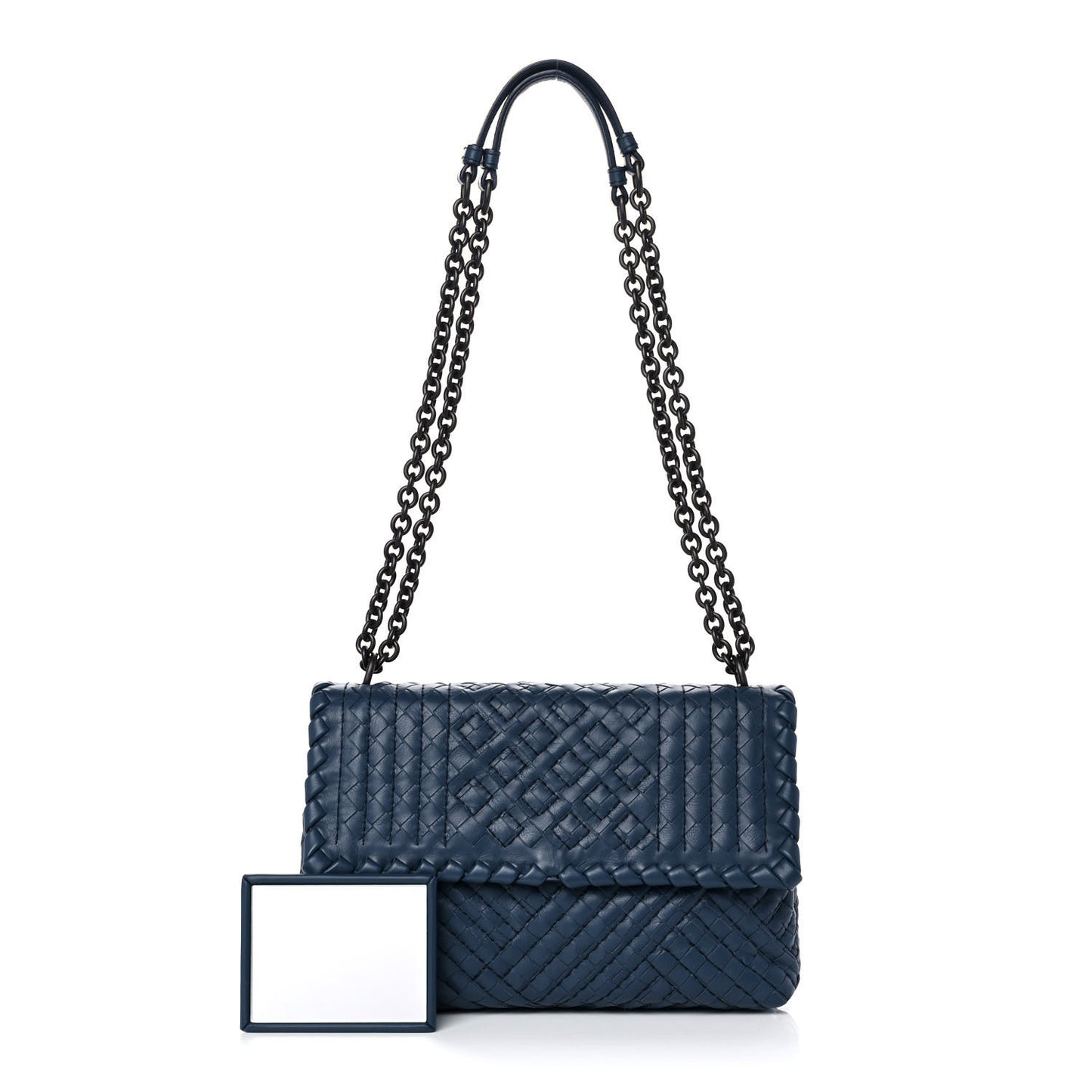 Nappa Intrecciato Bag Blue