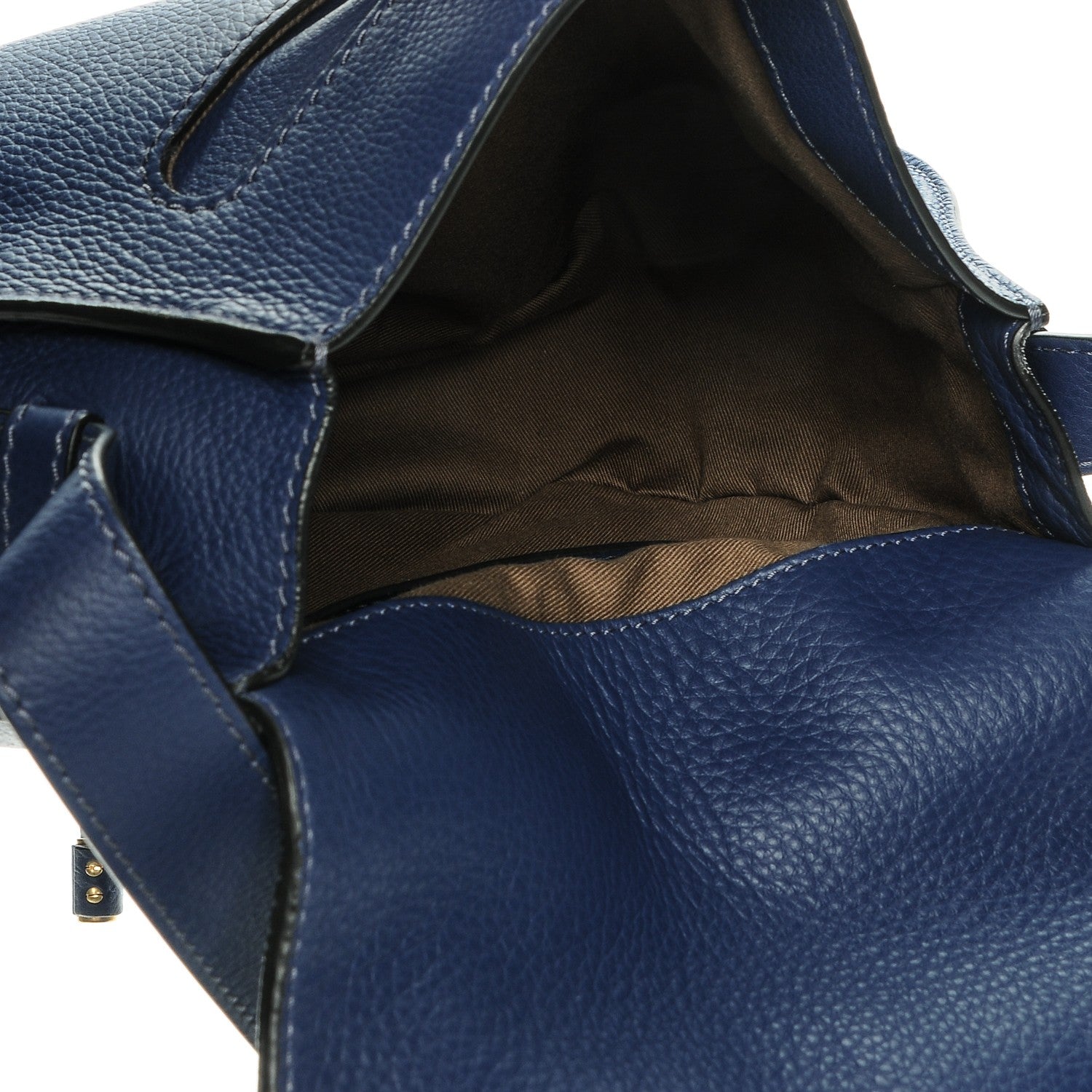 Chloe Calfskin Medium Marcie Round Crossbody Bag Royal Navy 5 of 7