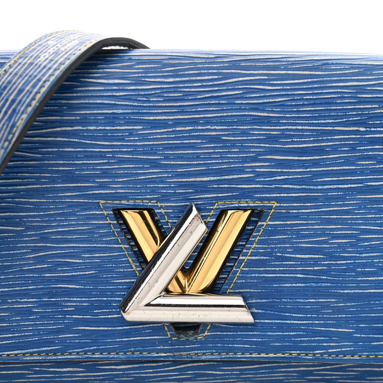 Louis Vuitton Epi Twist Chain Wallet Denim Light 8 of 11