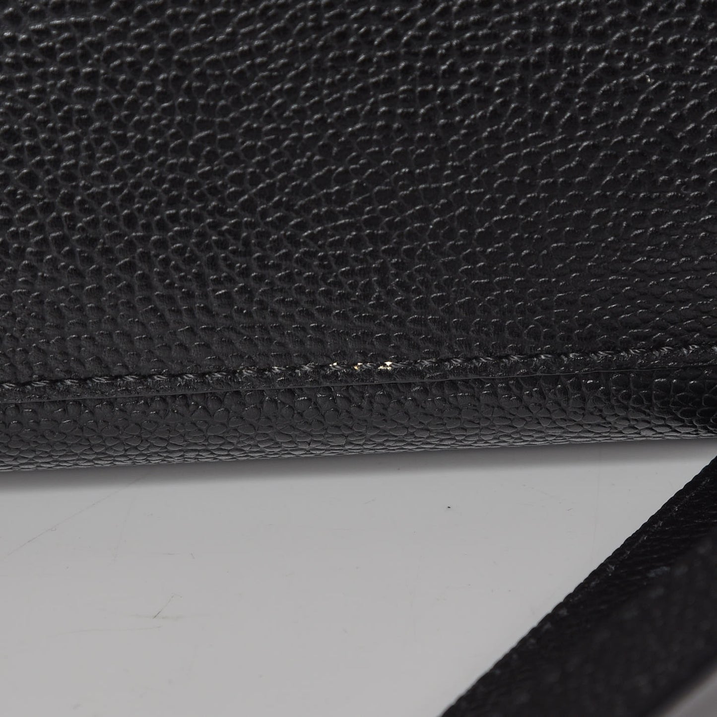 Grained Calfskin Medium Ella Boston Black