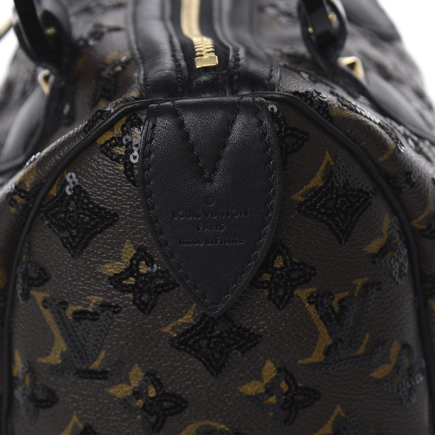 Monogram Sequins Eclipse Speedy 28 Black
