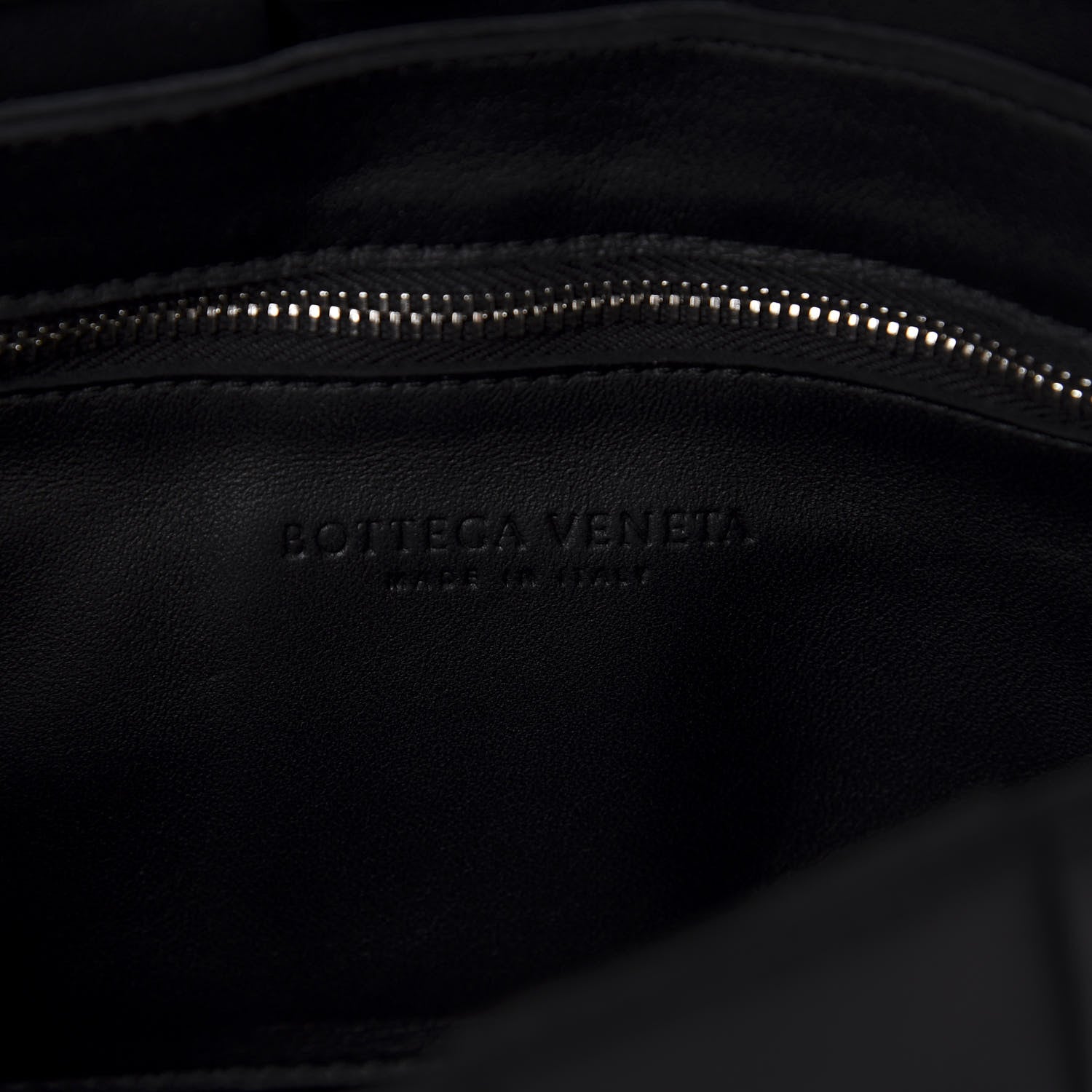 Bottega Veneta Lambskin Maxi Intrecciato Cassette Crossbody Bag Black 9 of 9