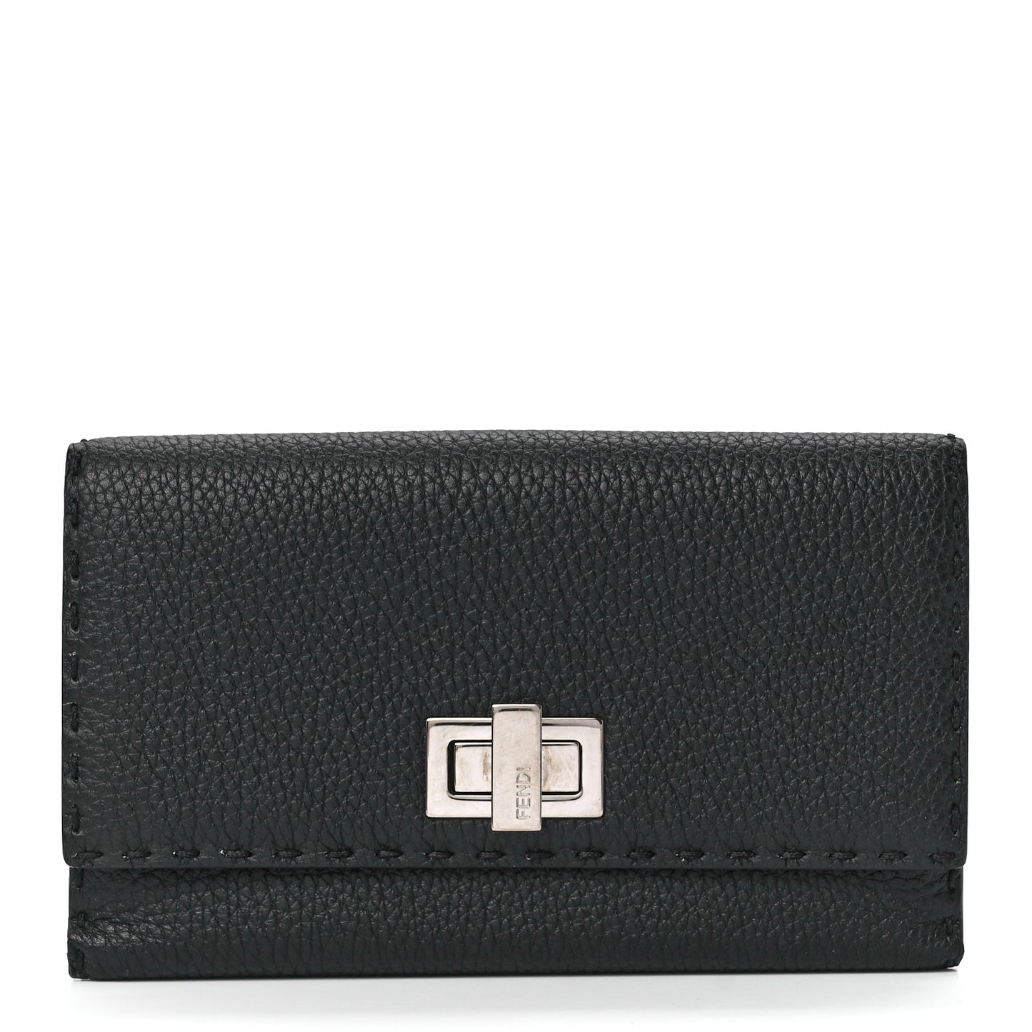 Cuoio Romano Selleria Peekaboo Continental Wallet Asfalto