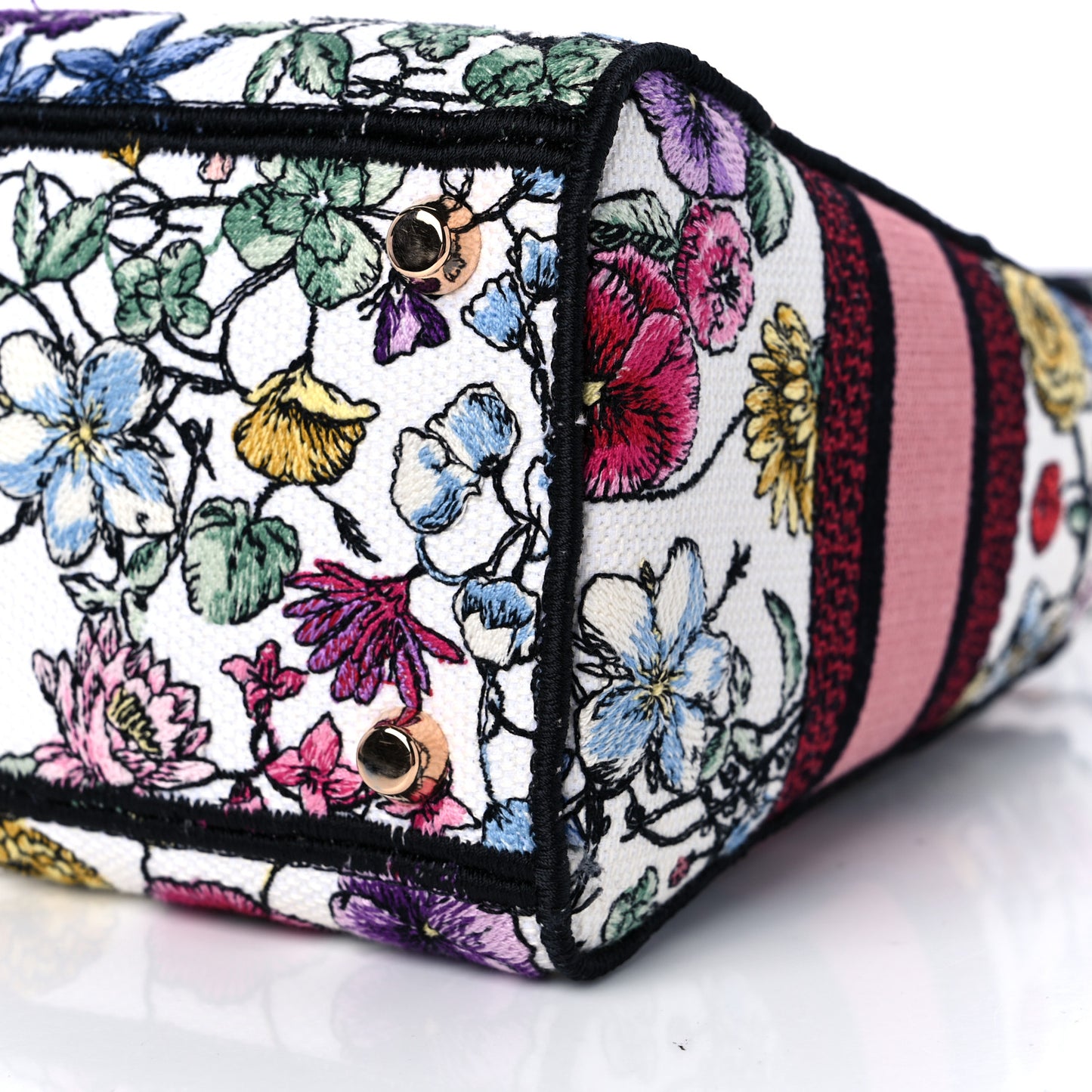 Canvas Florilegio Embroidered Medium Lady D-Lite White Multicolor