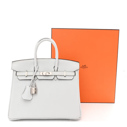 Hermes Togo Birkin 25 Gris Platine 11 of 11