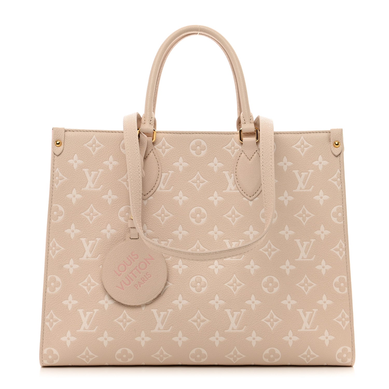 Louis Vuitton LOUIS VUITTON Empreinte Monogram Spring In The City Onthego MM Beige Pink Yellow 1 of 9