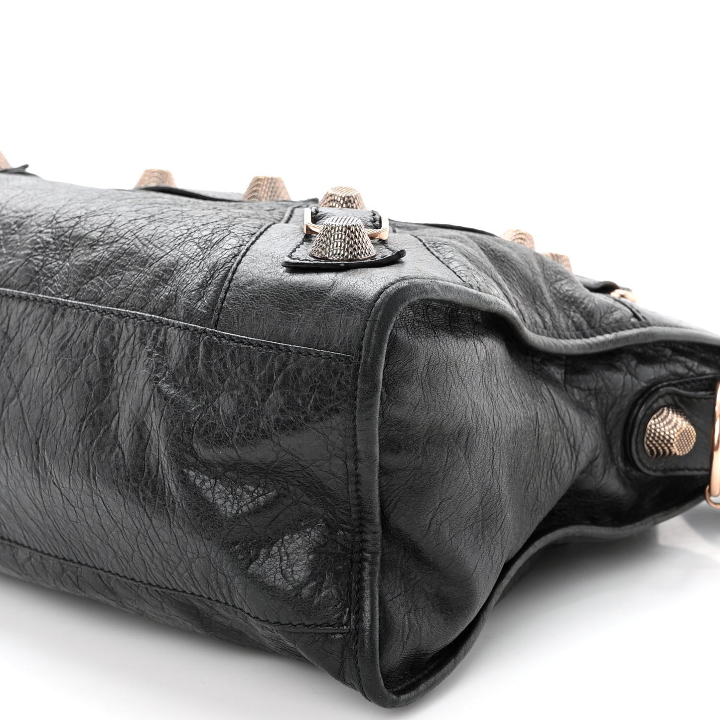 Agneau Giant 21 Rose Gold Hardware City Black
