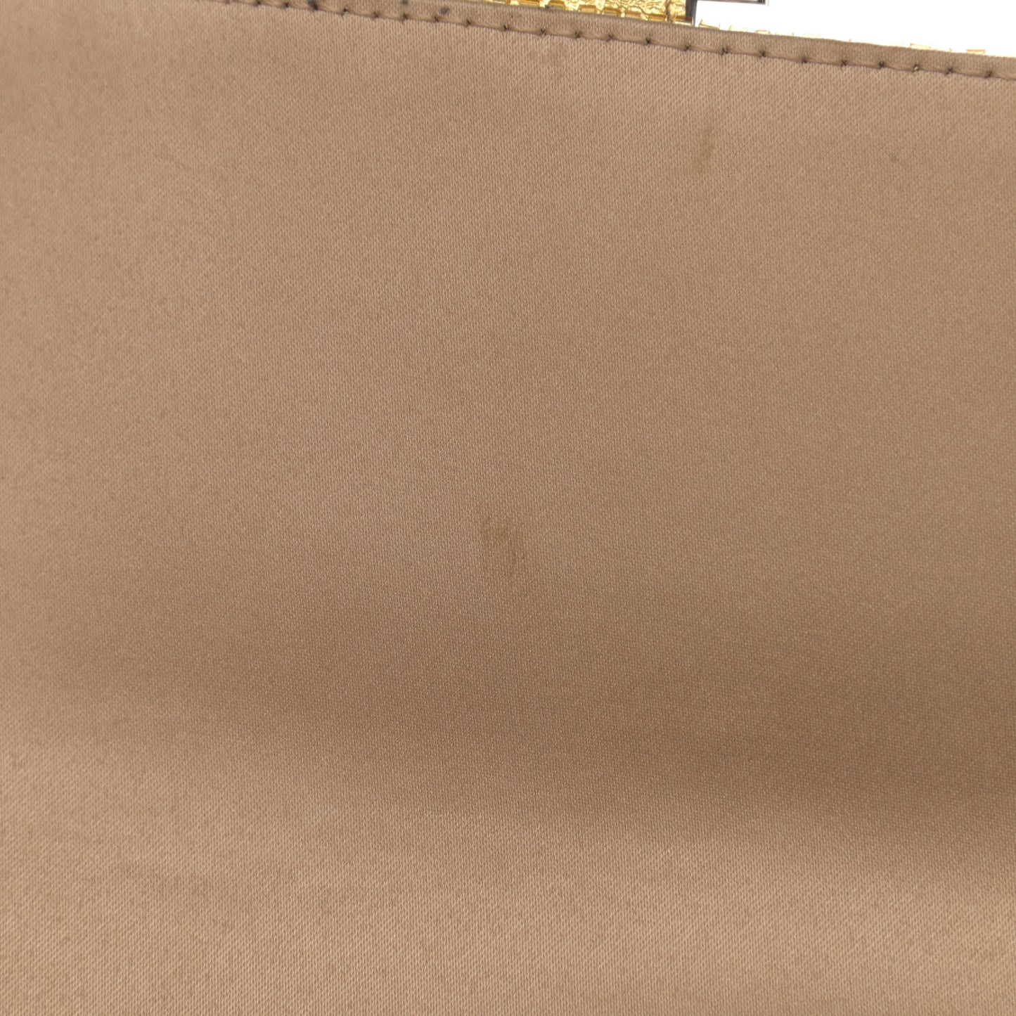 Sequin Paillettes Vitello Laminato Striped Baguette 1997 Oro Sfumato