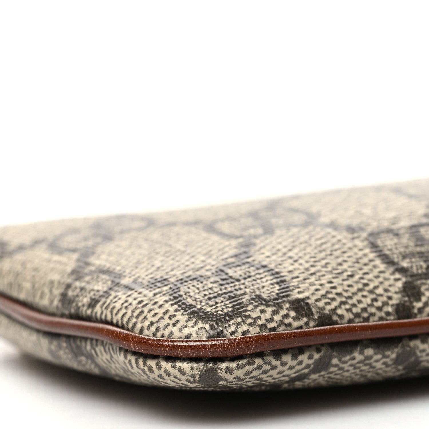 Gucci GG Supreme Monogram Key Case Beige Ebony Cuir 9 of 11