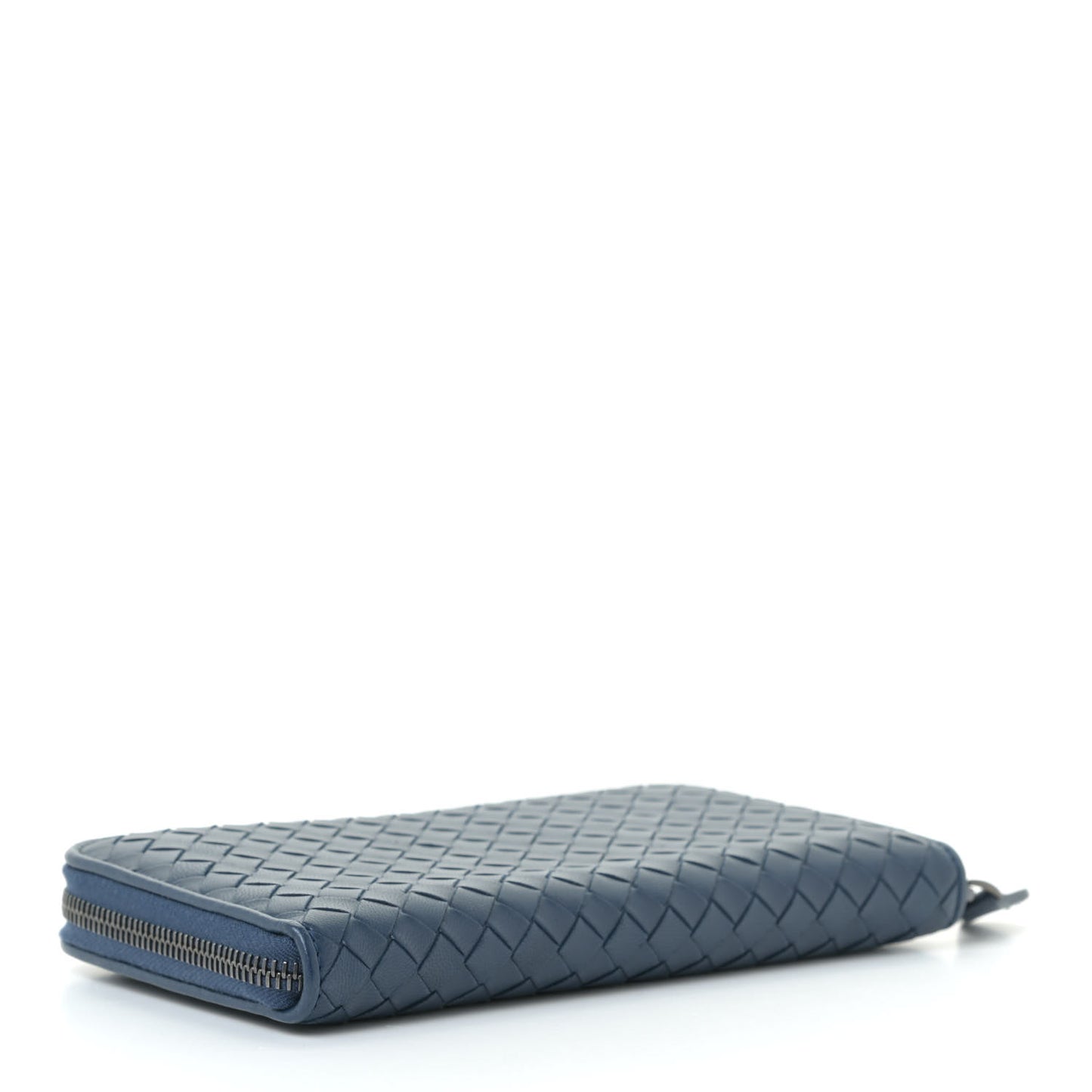 Nappa Intrecciato Zip Around Wallet Pacific