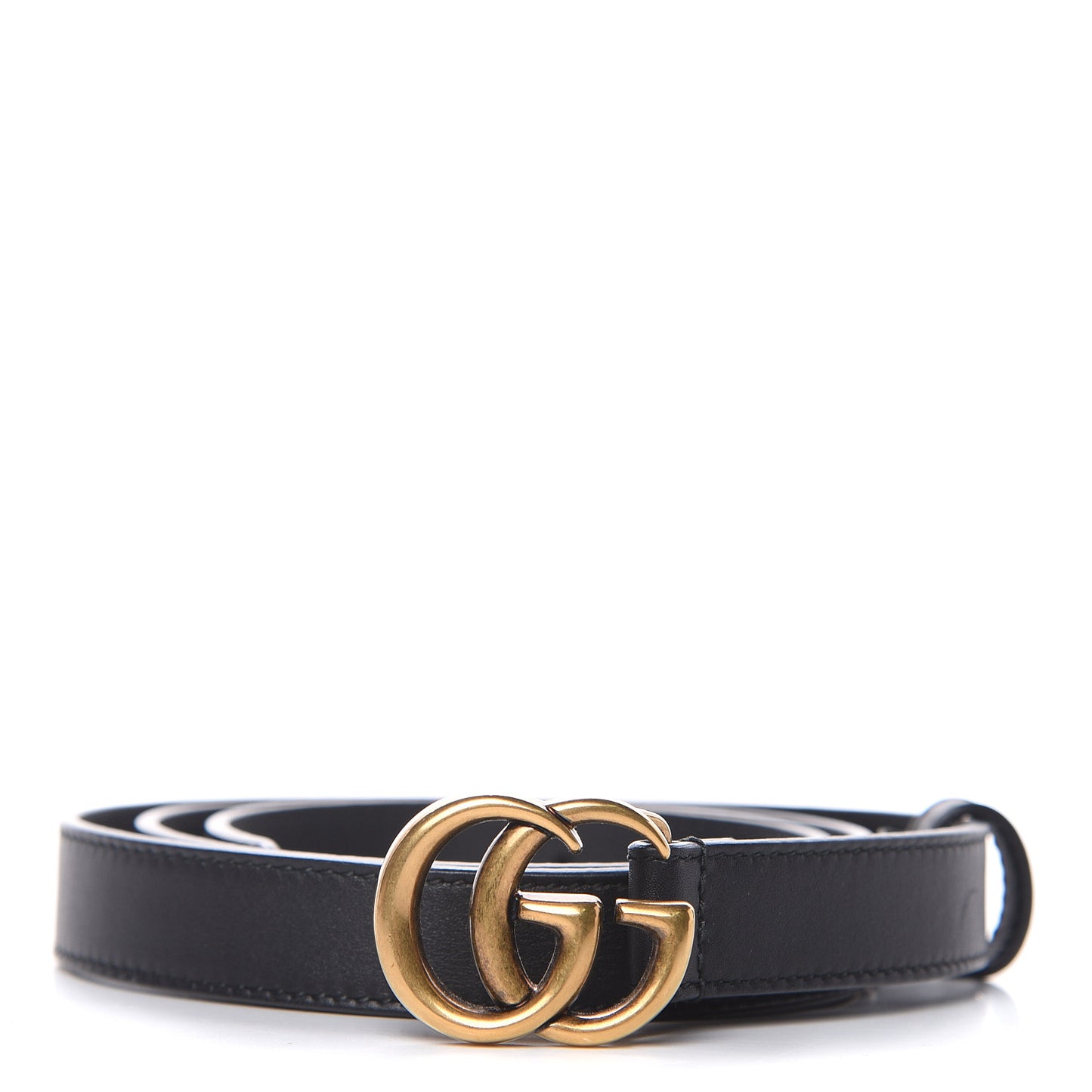 Calfskin Double G 20mm Belt 85 34 Black