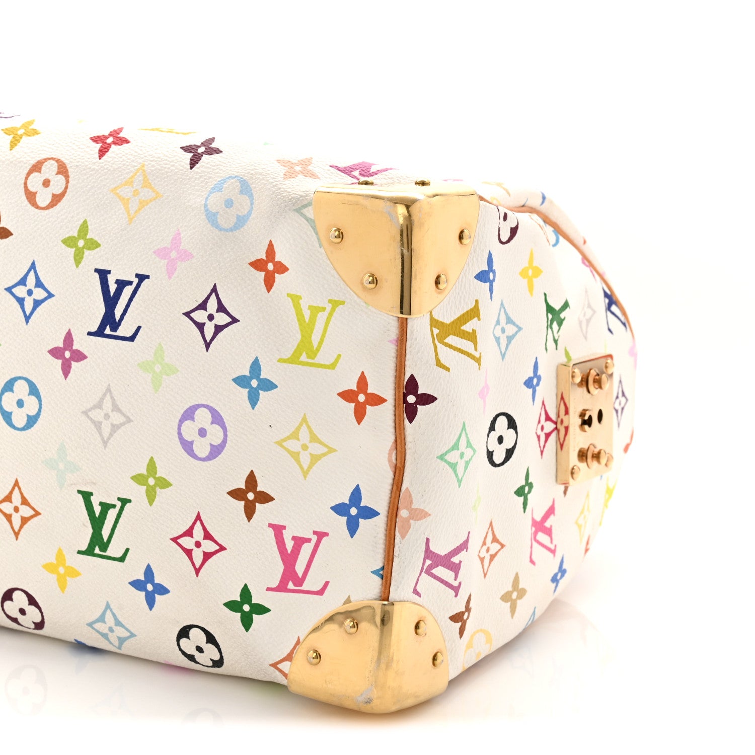 Louis Vuitton Monogram Multicolor Speedy 30 White 9 of 14