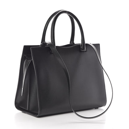 Saint Laurent Grain De Poudre Medium Uptown Tote Black 3 of 9