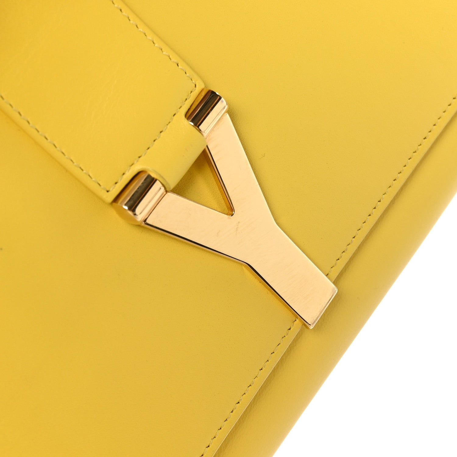 Saint Laurent Calfskin Classic Y Ligne Clutch Soleil 10 of 10