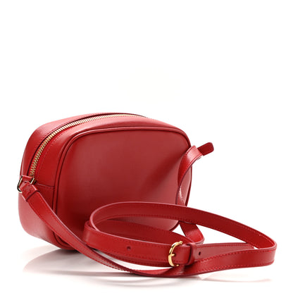 Salvatore Ferragamo Calfskin City Goncho Crossbody Camera Bag Red 3 of 10