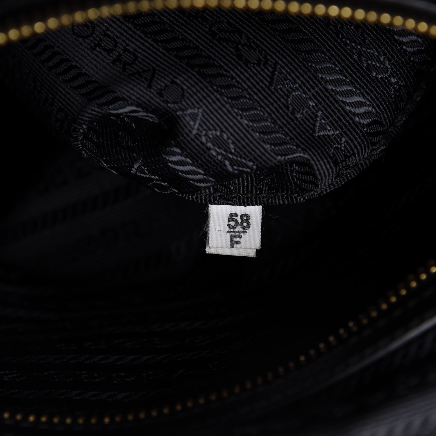 Prada Tessuto Nylon Saffiano Tote Black 9 of 10