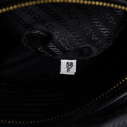 Prada Tessuto Nylon Saffiano Tote Black 9 of 10
