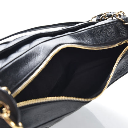 Chanel Caviar Quilted Hobo Black 5 of 8