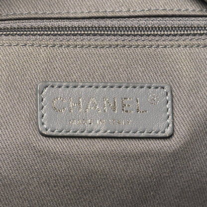 Chanel Graffiti Printed Canvas Medium Backpack Black 6 of 12