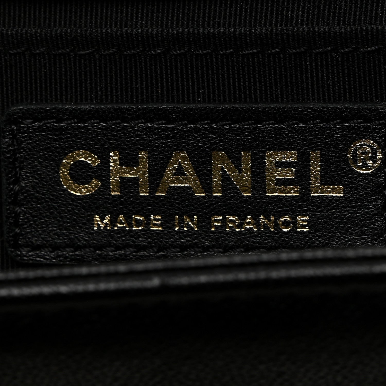 Chanel Caviar Chevron Quilted Medium Boy Flap Black 6 of 10