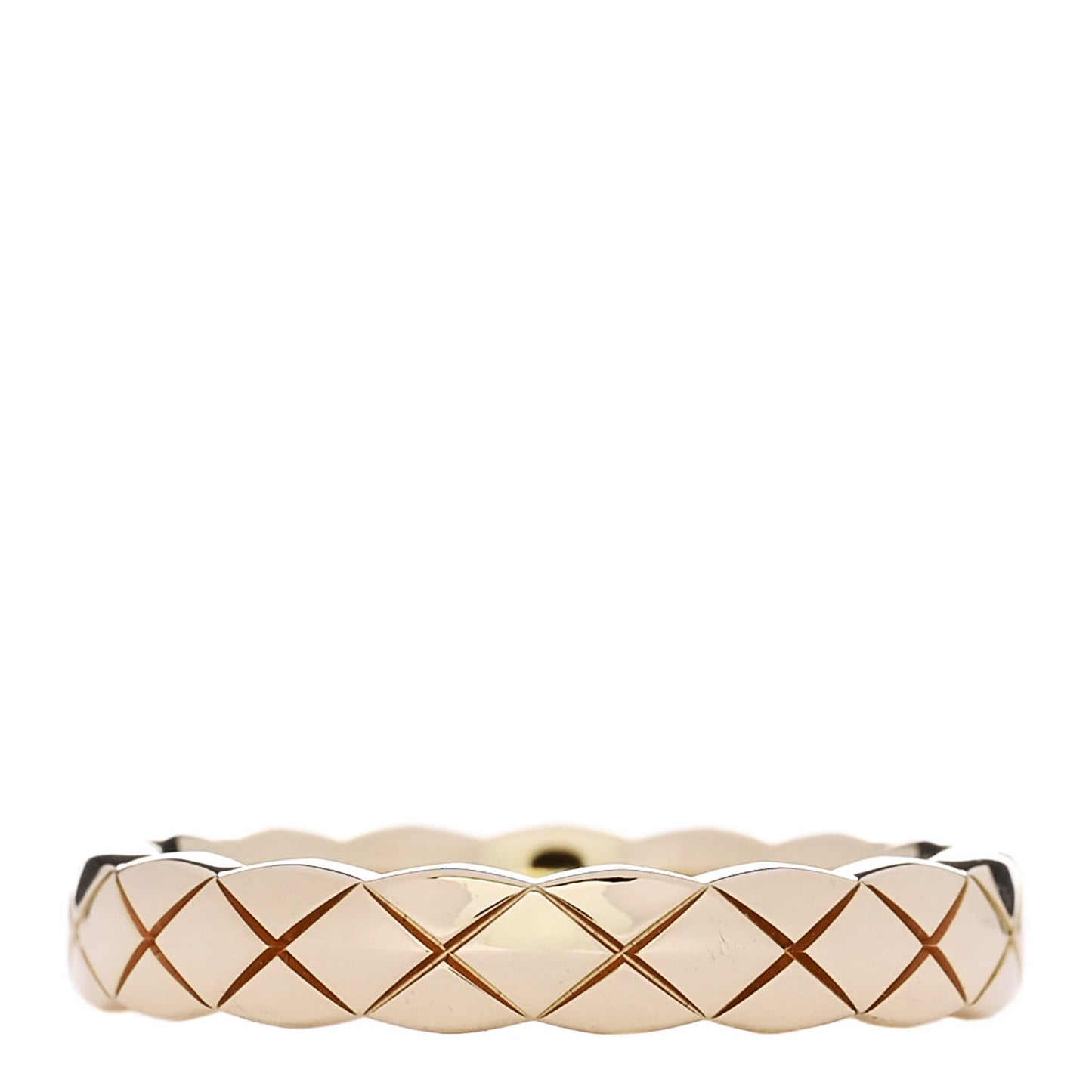 18K Beige Gold Mini Coco Crush Ring 50 5.25