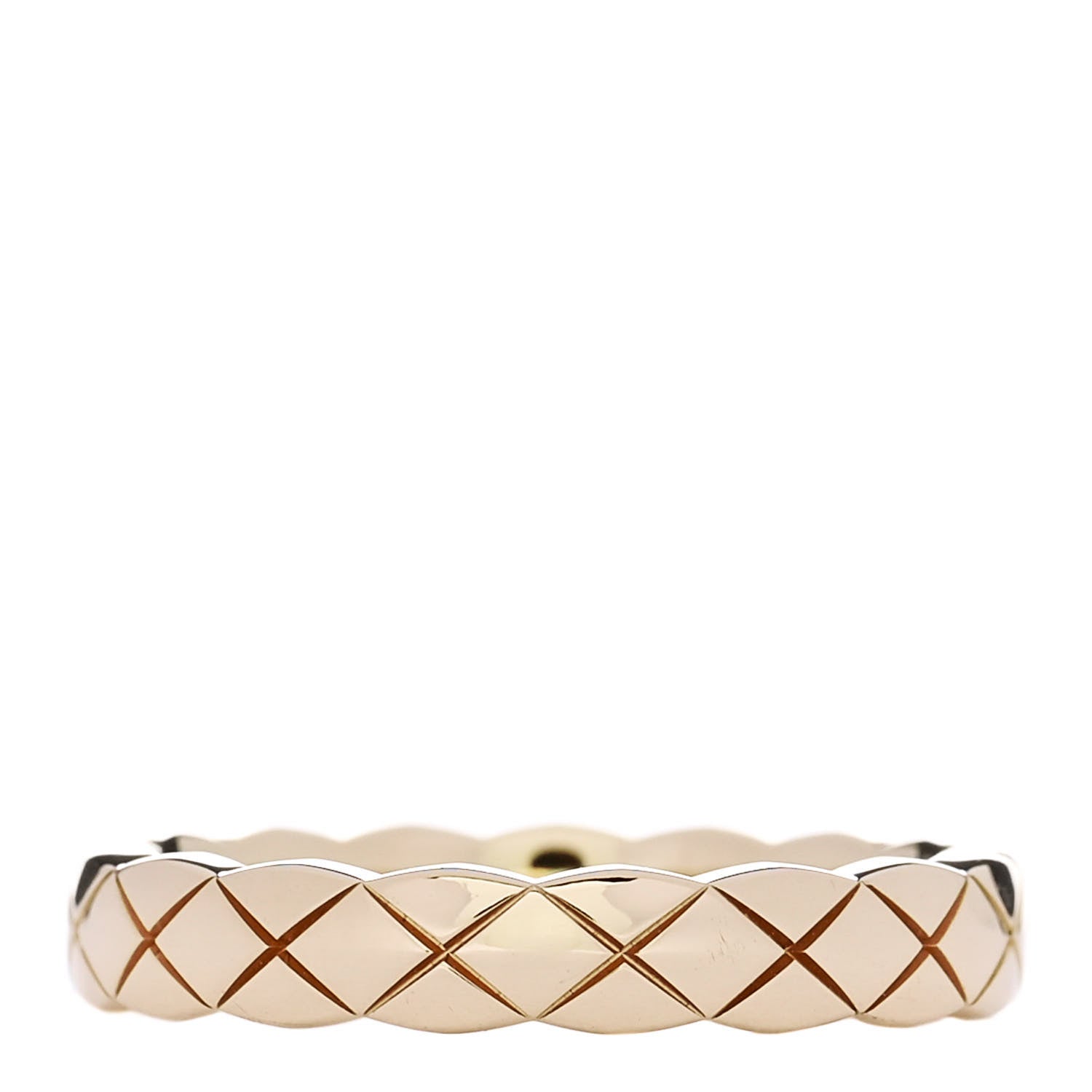Chanel 18K Beige Gold Mini Coco Crush Ring 50 5.25 1 of 4