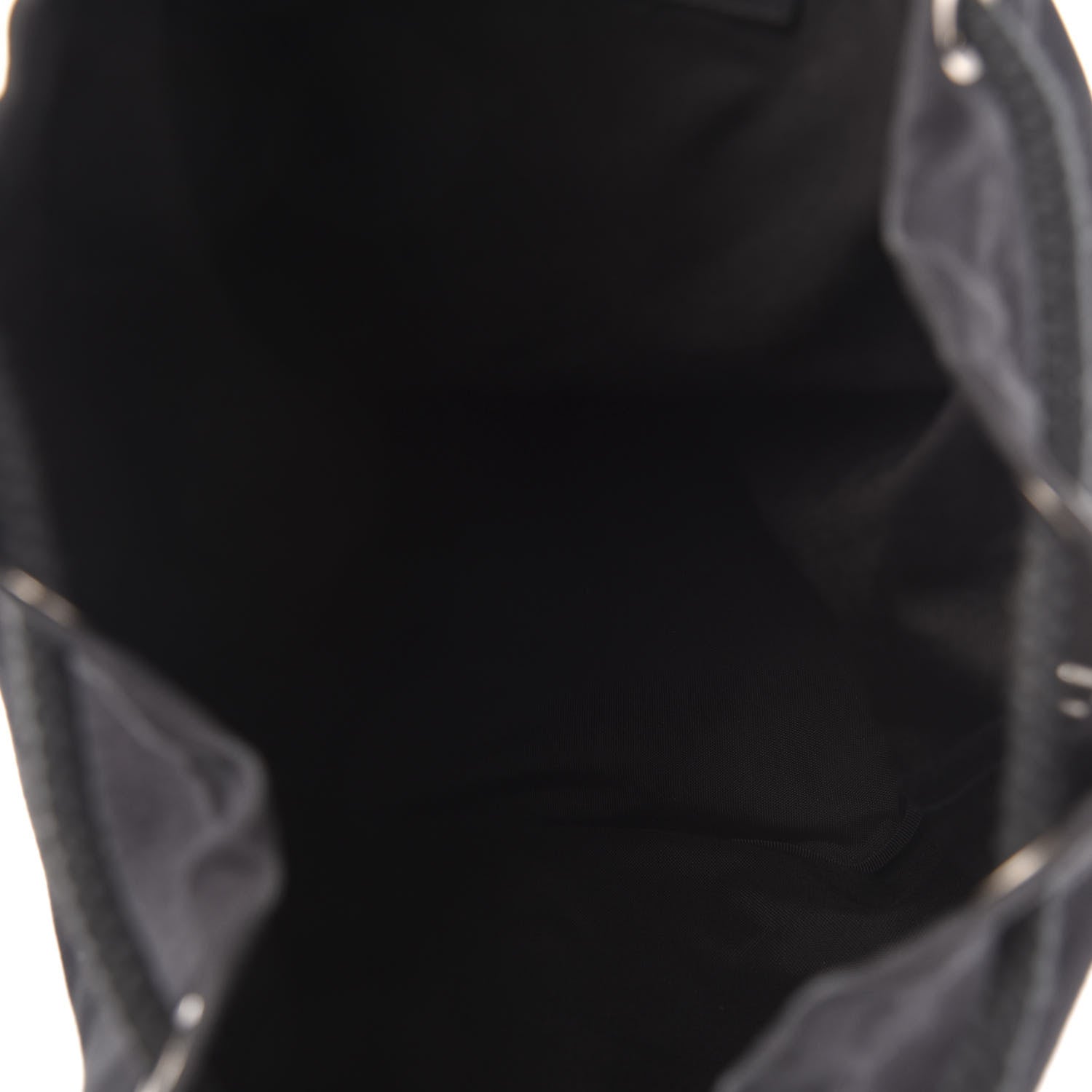 Saint Laurent Canvas City Sailor Drawstring Backpack Black 5 of 13