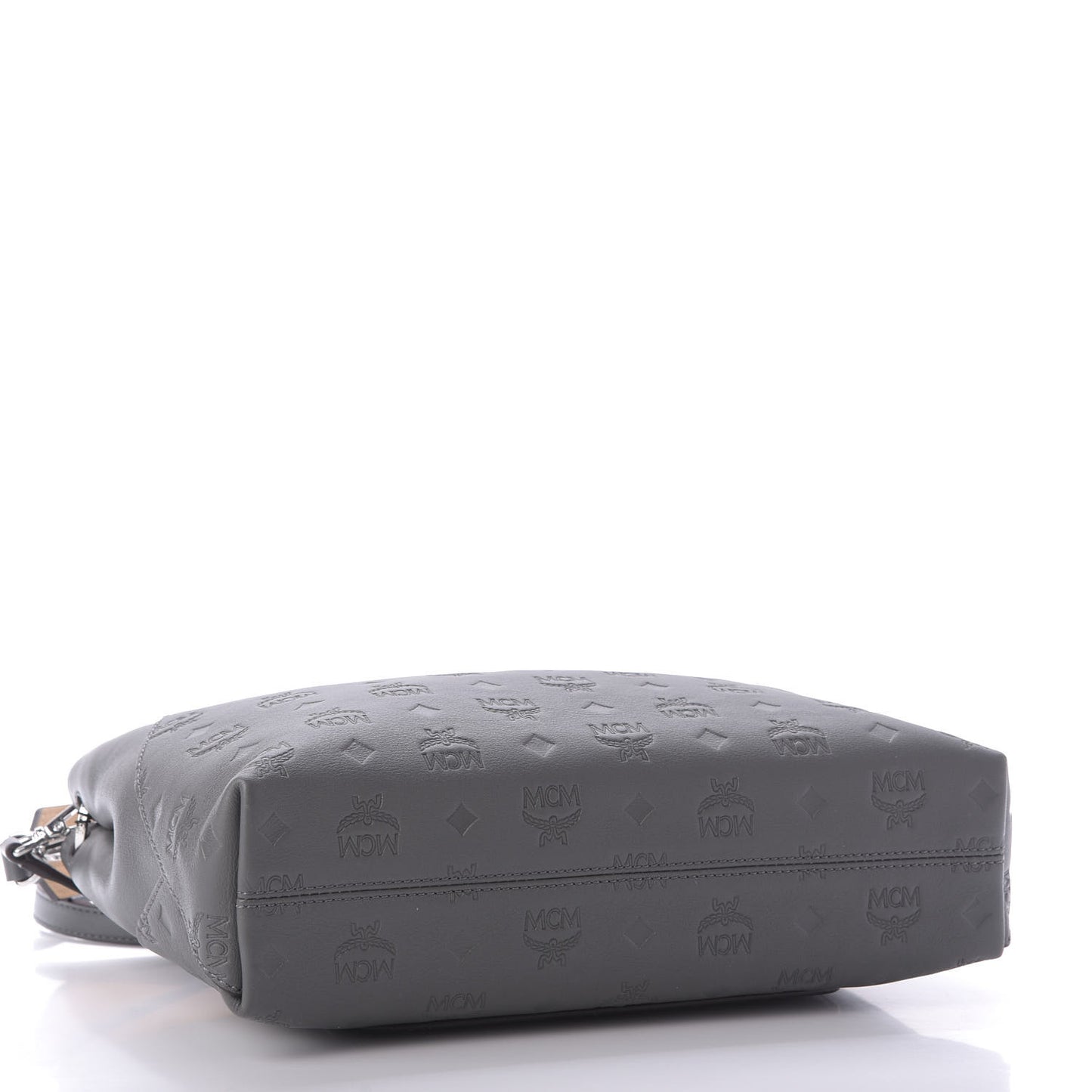 Calfskin Ottomar Monogram Medium Klara Shoulder Bag Charcoal