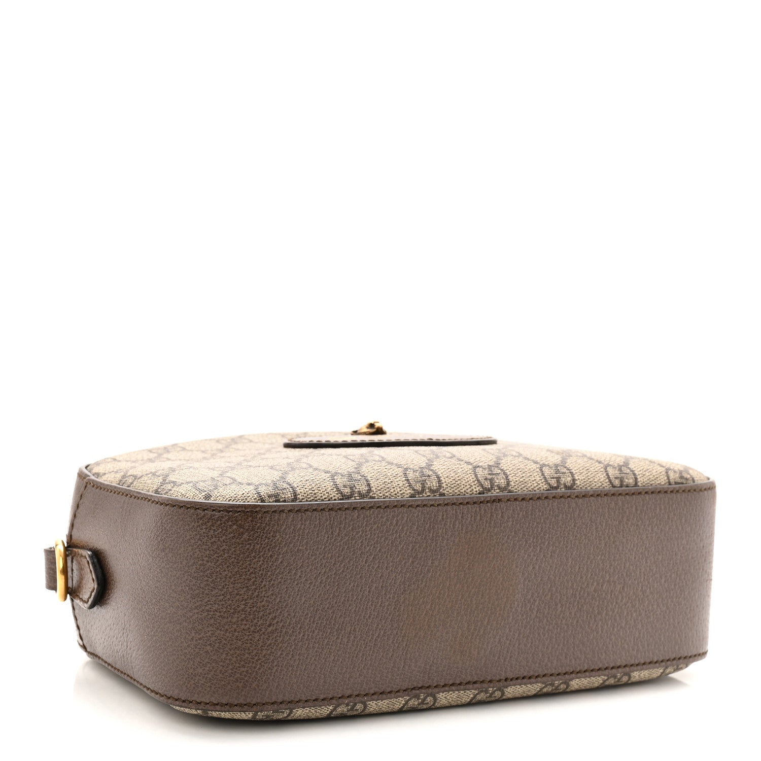 Gucci GG Supreme Monogram Web Neo Vintage Shoulder Bag Beige New Acero Crop 4 of 11