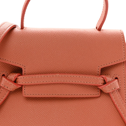Celine Grained Calfskin Pico Belt Bag Lychee 8 of 13