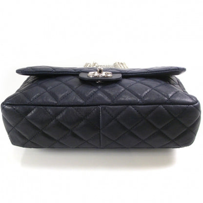 Chanel Washed Lambskin Jumbo Bijoux Chain Flap Navy 4 of 13