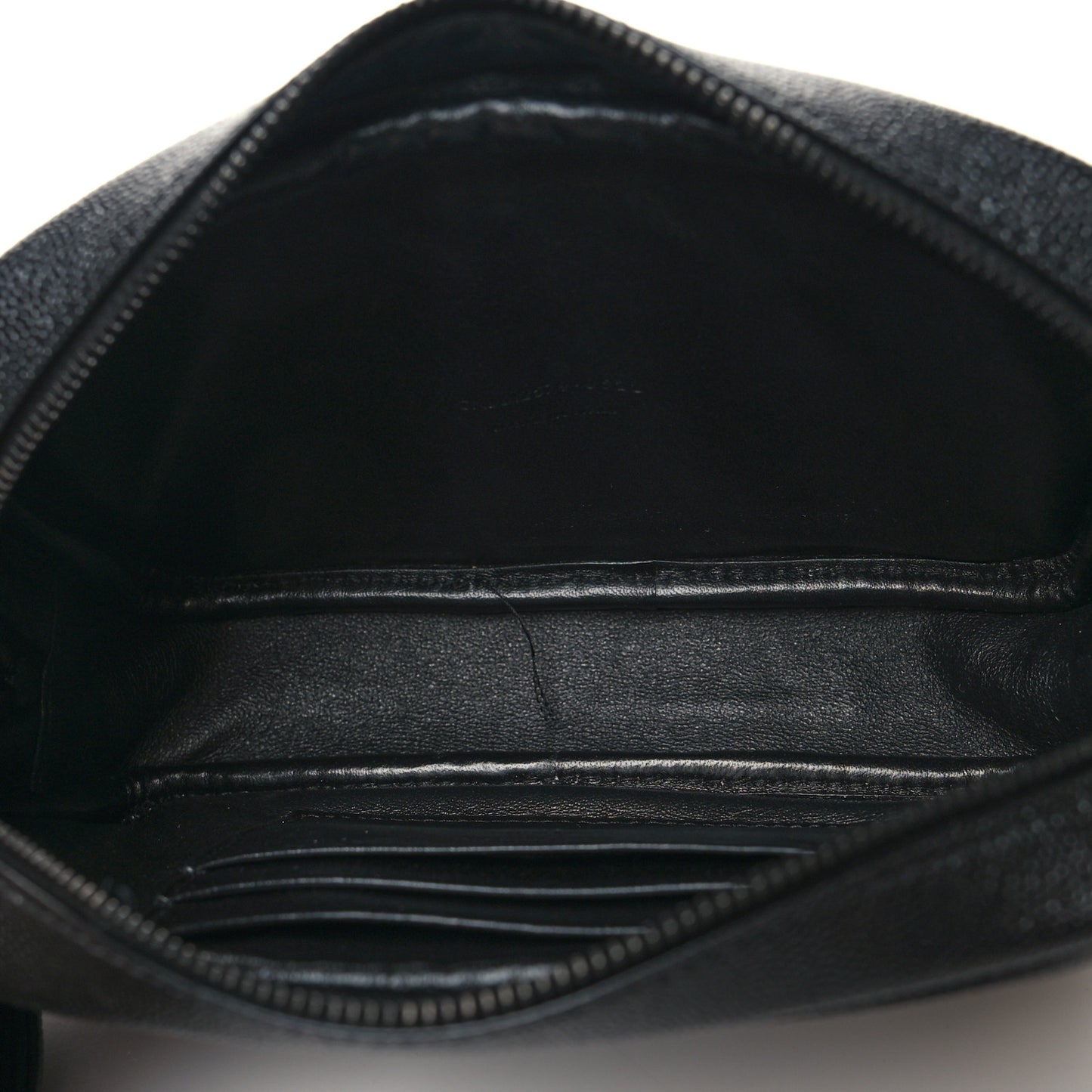 Grain De Poudre Matelasse Monochrome Monogram Mini Lou Camera Bag Black