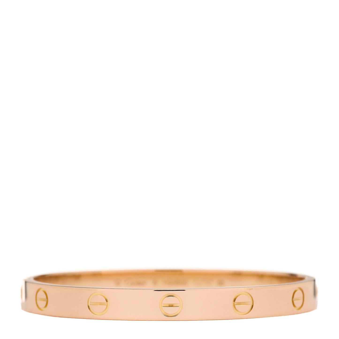 18k Pink Gold Love Bracelet 16