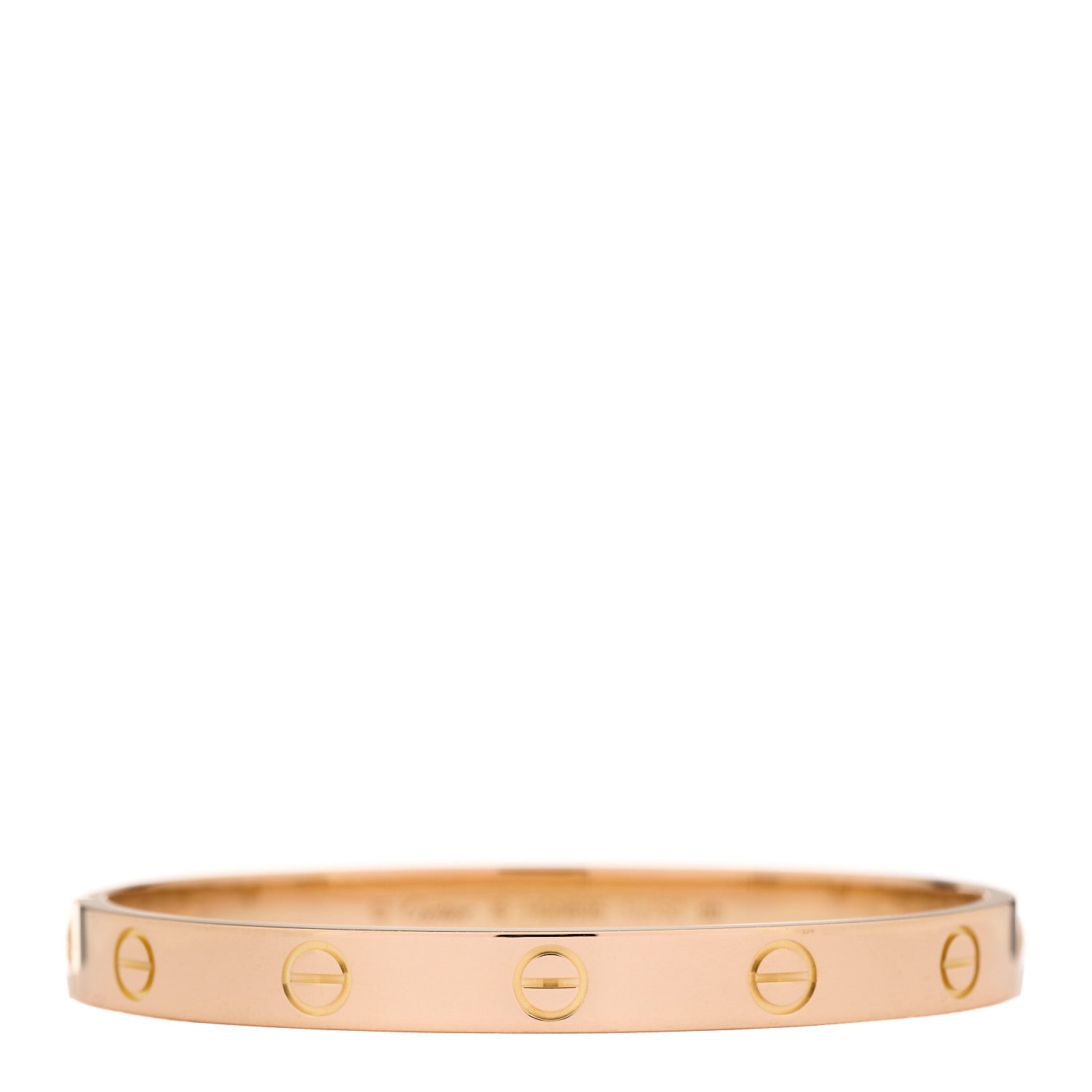 Cartier 18k Pink Gold Love Bracelet 16 1 of 10