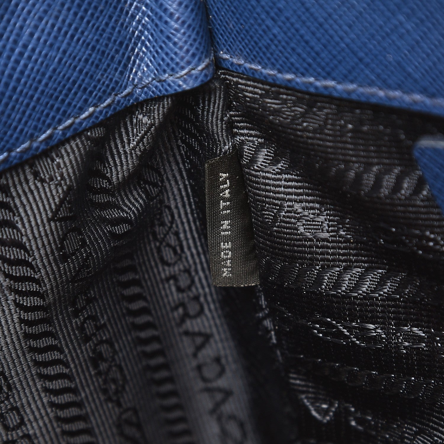 Prada Saffiano Large Galleria Double Zip Tote Bluette 7 of 15