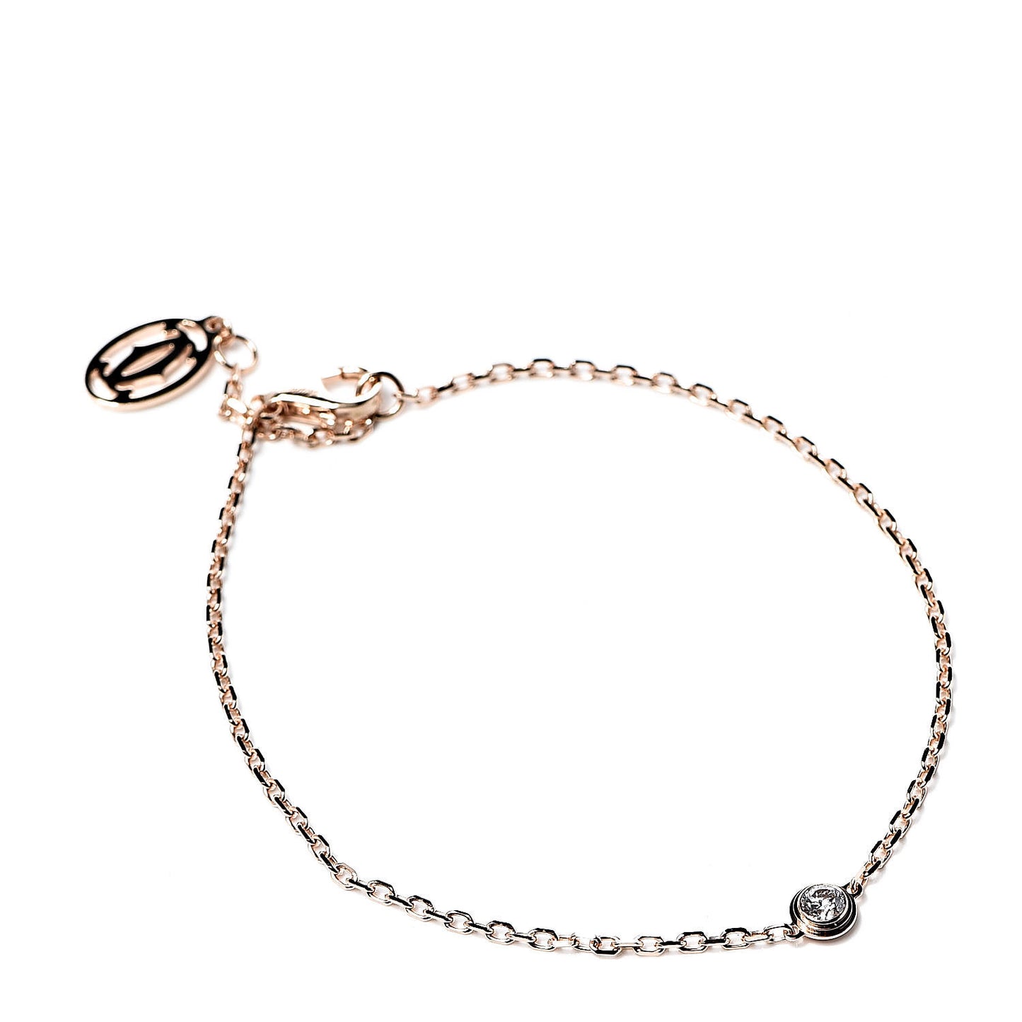 18K Pink Gold Diamond SM D'Amour Bracelet
