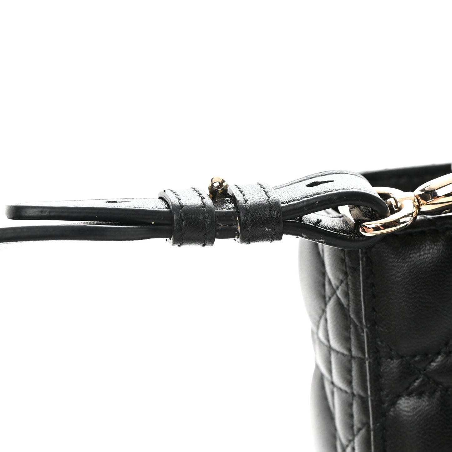 Lambskin Cannage Small My ABCDior Lady Dior Black