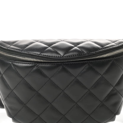 Chanel Lambskin Quilted Waist Belt Bag Black 9 of 11