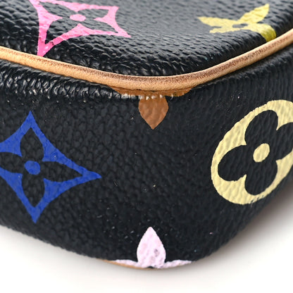 Louis Vuitton Monogram Multicolor Pochette Accessories Black 8 of 8