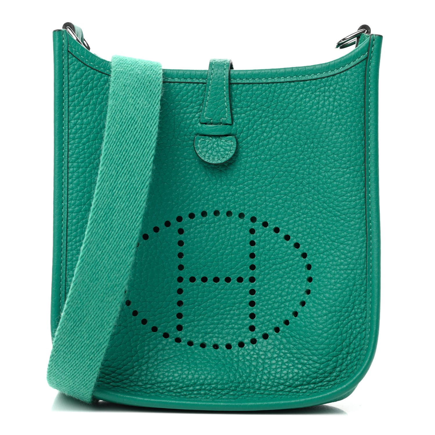 Hermes Taurillon Clemence Evelyne TPM Vert Verone 1 of 4