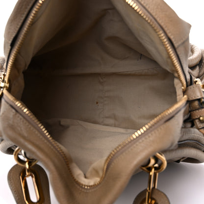 Chloe Calfskin Medium PARATY Barbour Khaki 5 of 20