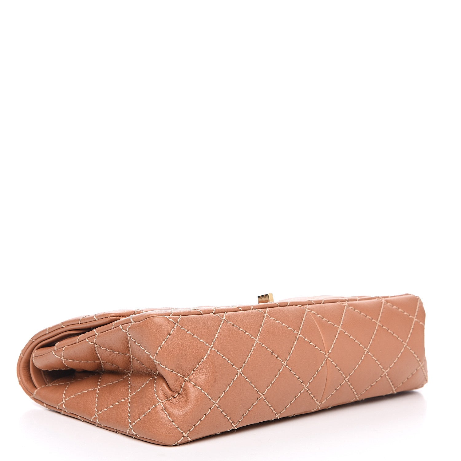 Chanel Calfskin Stitched 2.55 Reissue 226 Flap Beige 3 of 12