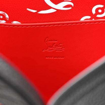 Christian Louboutin Calfskin Loubinthesky Small Perforated Cabarock Spikes Tote Black 5 of 7
