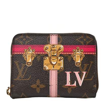 Louis Vuitton Monogram Summer Trunks Zippy Coin Purse 1 of 9