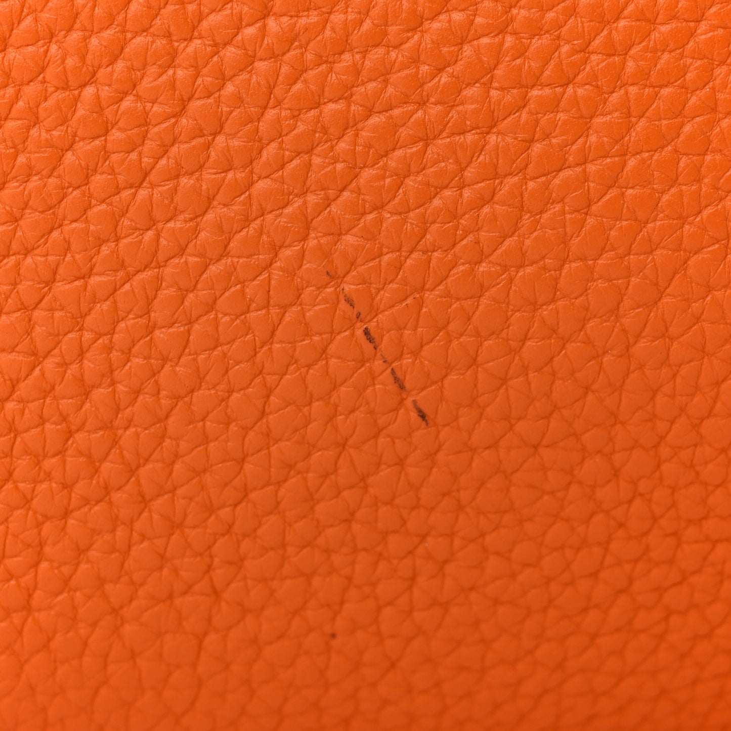 Taurillon Clemence Double Sens 45 Reversible Tote Orange Gold