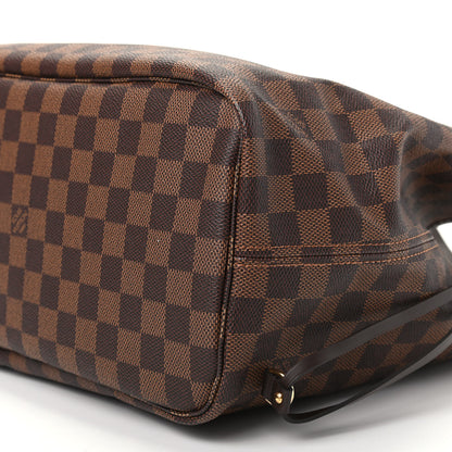 Louis Vuitton Damier Ebene Neo Neverfull MM Rose Ballerine 7 of 8