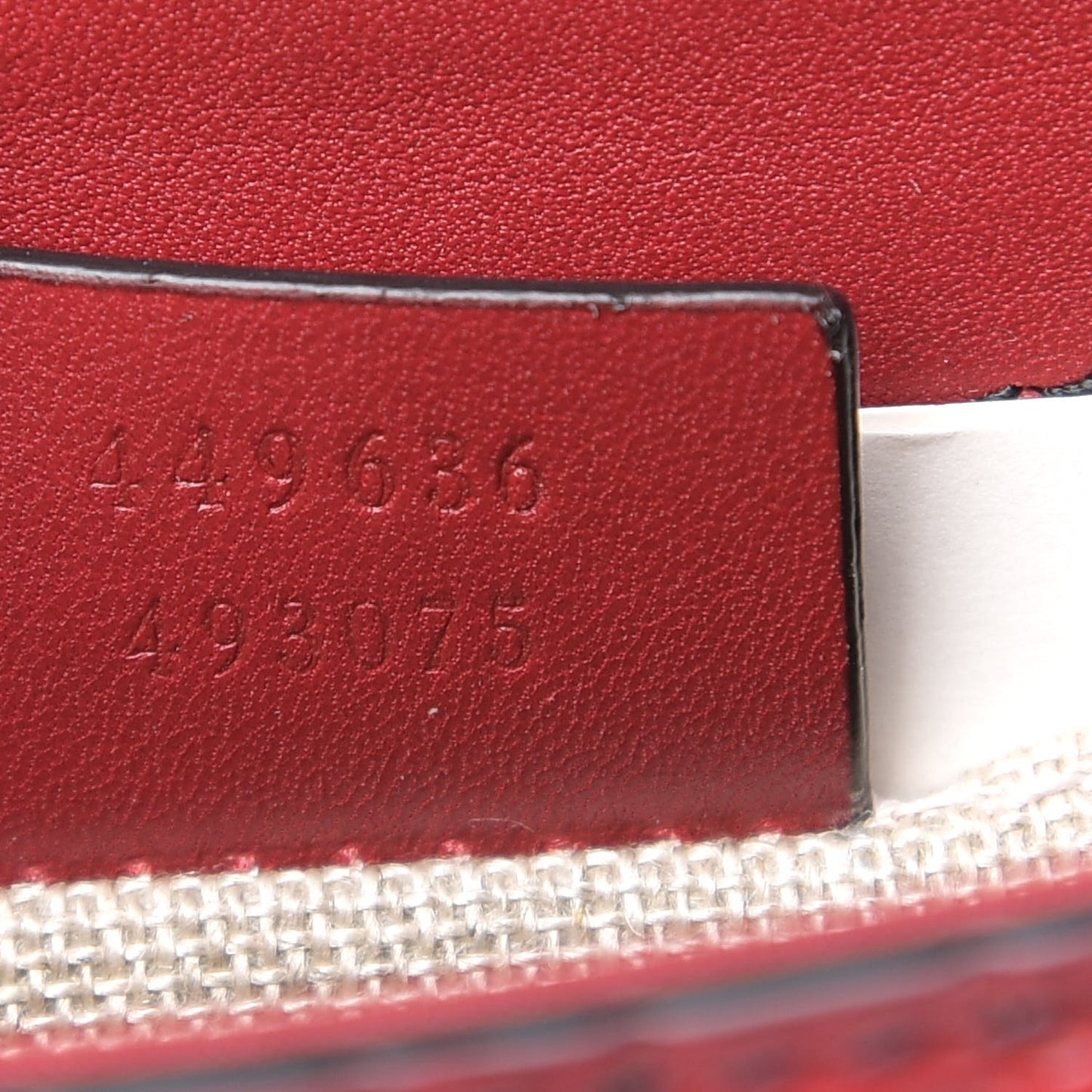 Soft Microguccissima Mini Emily Chain Shoulder Bag Rosso